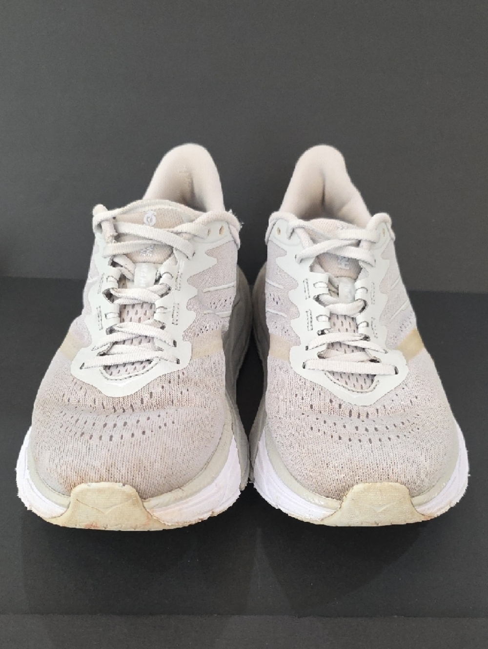 Hoka Arahi 5 Womens Pale Gray Cushioned Running Sneakers Size 8.5 - Picture 5 of 10